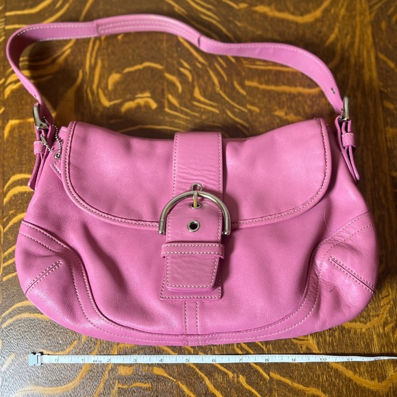 Coach Rare Barbie Pink SoHo Buckle Shoulder Bag - Picture 13 of 14